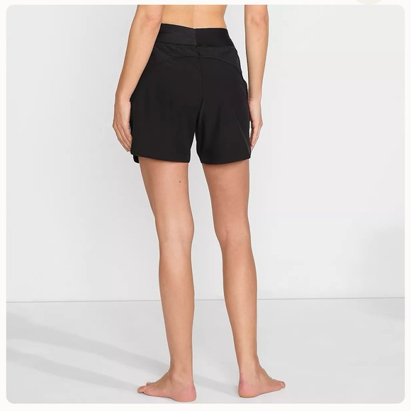 Lands end Curvy Quick Dry Board Shorts Swim Shorts with Panty black 5” - Picture 5 of 5